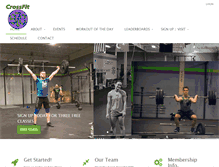 Tablet Screenshot of crossfit978.com